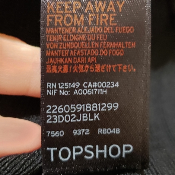 Top Shop lace-up back dress - Picture 12 of 14